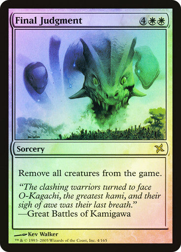FOIL Final Judgment ~ Betrayers of Kamigawa [ Excellent ] [ Magic MTG ]