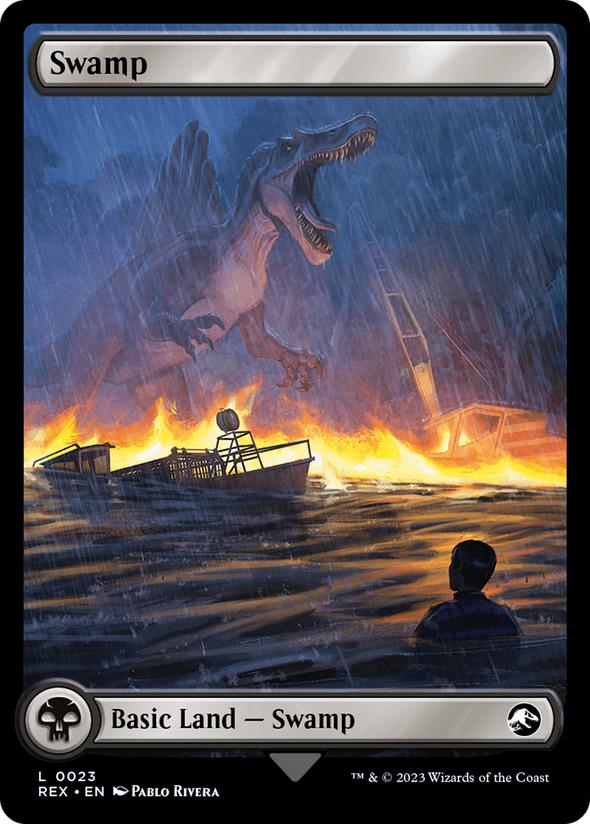 Swamp ~ Universes Beyond: Jurassic World [ NM ] [ MTG ] - London Magic Traders Ltd