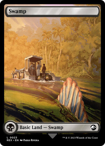 Swamp ~ Universes Beyond: Jurassic World [ NM ] [ MTG ] - London Magic Traders Ltd