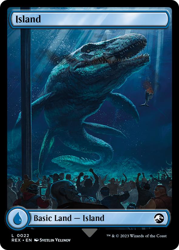 Island ~ Universes Beyond: Jurassic World [ NM ] [ MTG ]