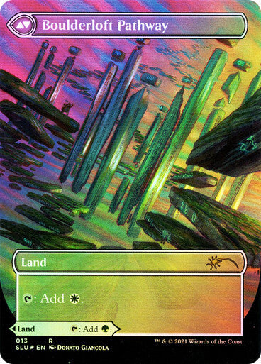 FOIL Branchloft Pathway / Boulderloft ~ Secret Lair [ NearMint ] [ Magic MTG ]