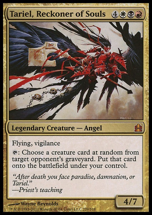 Tariel, Reckoner of Souls ~ Commander 2011 [ Excellent ] [ Magic MTG ]