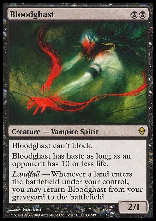 Bloodghast ~ Zendikar [ Excellent ] [ Magic MTG ]