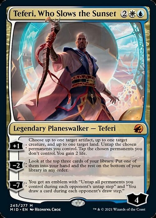 Teferi, Who Slows the Sunset ~ Midnight Hunt [ NearMint ] [ Magic MTG ]