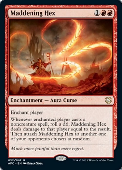 Maddening Hex ~ Commander: Adventures in the Forgotten Realms [ NM ] [ MTG ]