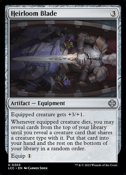 Heirloom Blade ~ Commander: The Lost Caverns of Ixalan [ NM ] [ Magic MTG ]