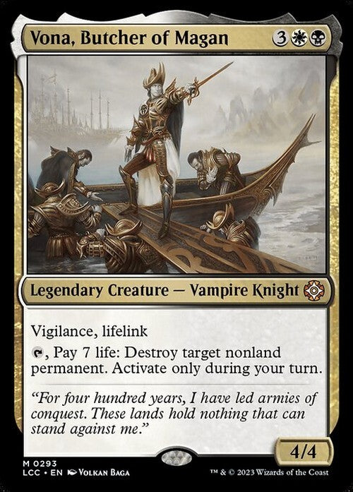 Vona, Butcher of Magan ~ Commander: The Lost Caverns of Ixalan [ NM ] [ MTG ]