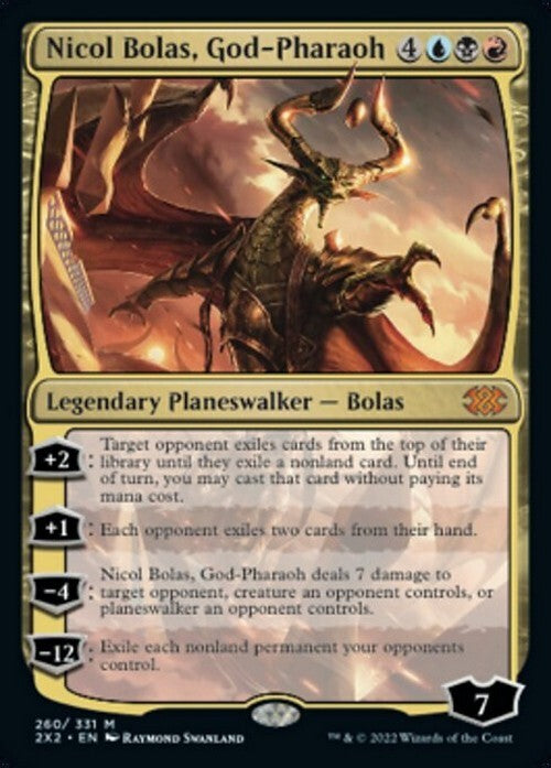 Nicol Bolas, God-Pharaoh ~ Double Masters 2022 [ NearMint ] [ Magic MTG ]