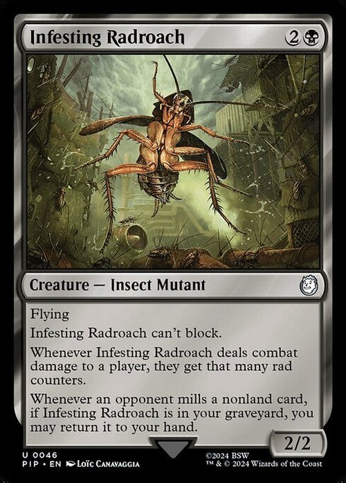 Infesting Radroach ~ Commander: Fallout [ NearMint ] [ Magic MTG ]