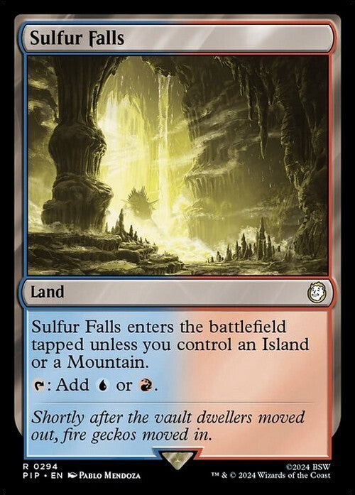 Sulfur Falls ~ Commander: Fallout [ NearMint ] [ Magic MTG ]