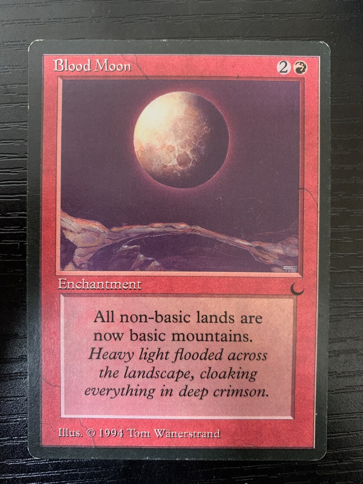 Blood Moon ~ The Dark [ MODERATELY PLAYED ] [ Magic MTG ] - London Magic Traders Ltd