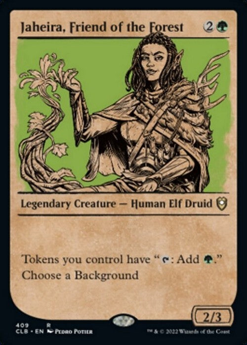 SHOWCASE Jaheira, Friend of the Forest ~ Commander Legends 2 [ NM ] [ MTG ]