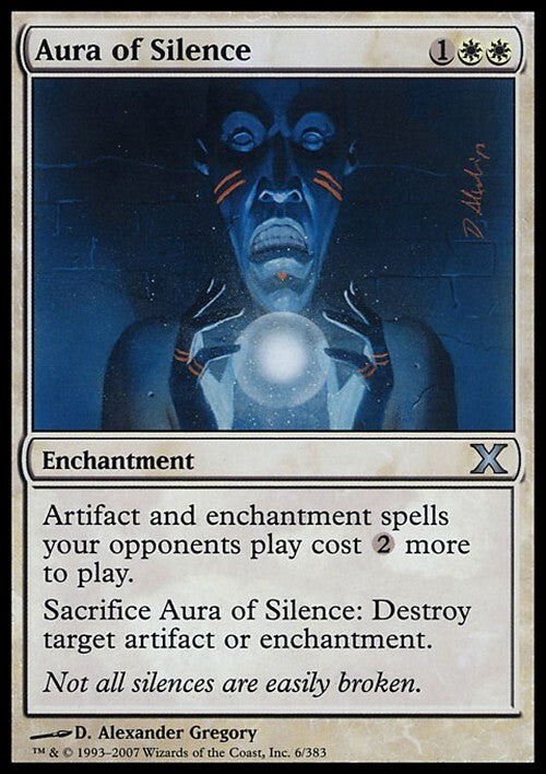 Aura of Silence ~ Tenth Edition [ Excellent ] [ Magic MTG ]