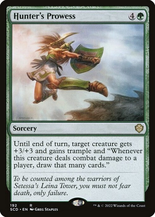 Hunter's Prowess ~ Starter Commander [ NearMint ] [ Magic MTG ]