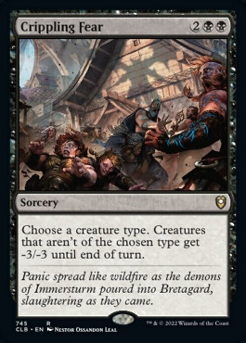 Crippling Fear ~ Commander Legends 2 [ NM ] [ Magic MTG ]