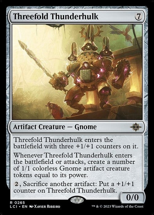 Threefold Thunderhulk ~ The Lost Caverns of Ixalan [ NM ] [ Magic MTG ] - London Magic Traders Ltd