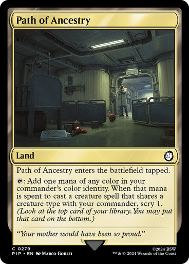 Path of Ancestry ~ Commander: Fallout [ NearMint ] [ Magic MTG ]
