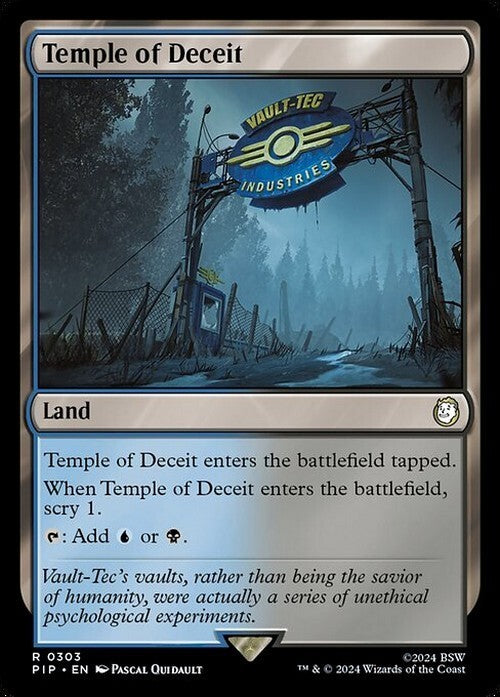 Temple of Deceit ~ Commander: Fallout [ NearMint ] [ Magic MTG ]