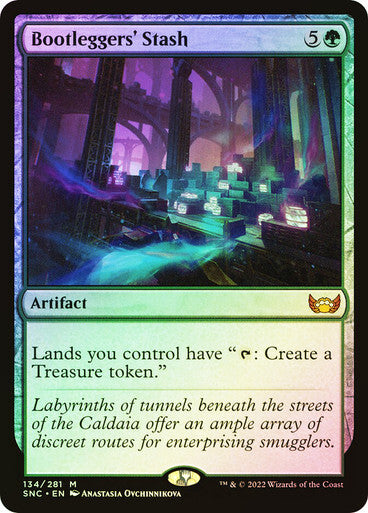 FOIL Bootleggers' Stash ~ Streets of New Capenna [ NearMint ] [ Magic MTG ]