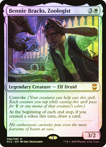 FOIL Bennie Bracks, Zoologist ~ Commander: Streets of New Capenna [ NM ] [ MTG ]