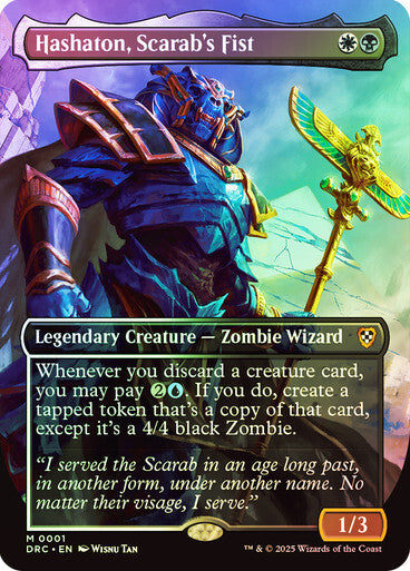 FOIL Hashaton, Scarab's Fist ~ Commander: Aetherdrift [ NearMint ] [ Magic MTG ]