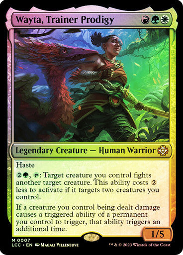 FOIL Wayta, Trainer Prodigy ~ Commander: The Lost Caverns of Ixalan [ NM ]