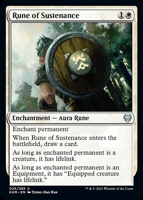 Rune of Sustenance ~ Kaldheim [ NearMint ] [ Magic MTG ]