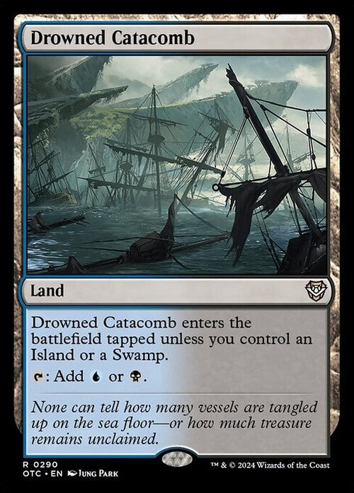 Drowned Catacomb ~ Commander: Outlaws of Thunder Junction [ NM ] [ MTG ]