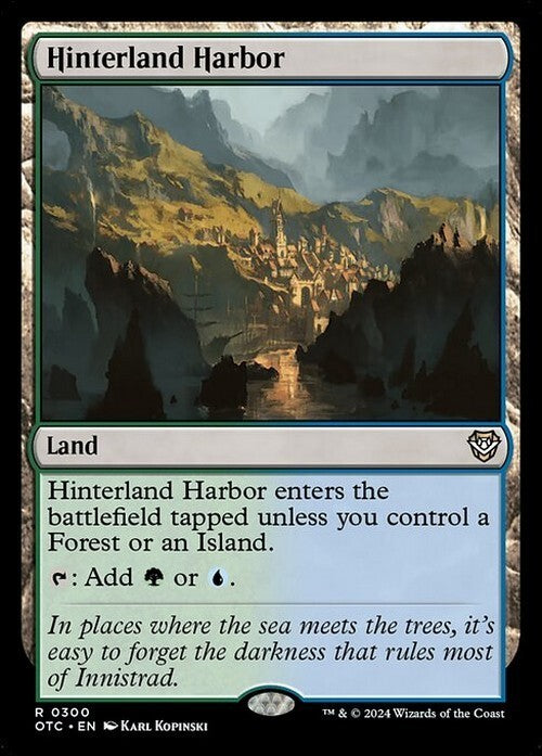 Hinterland Harbor ~ Commander: Outlaws of Thunder Junction [ NM ] [ MTG ]