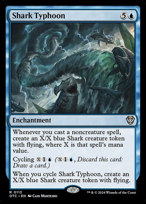 Shark Typhoon ~ Commander: Outlaws of Thunder Junction [ NM ] [ MTG ]
