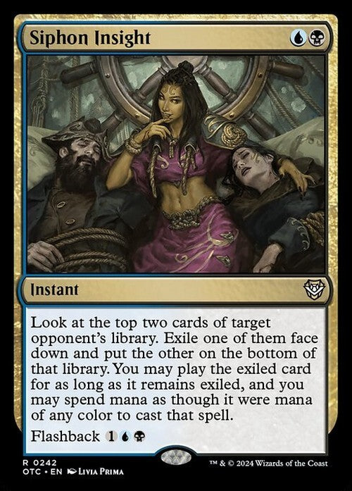 Siphon Insight ~ Commander: Outlaws of Thunder Junction [ NM ] [ MTG ]