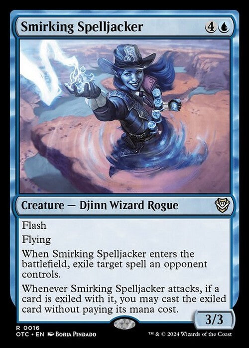 Smirking Spelljacker ~ Commander: Outlaws of Thunder Junction [ NM ] [ MTG ]