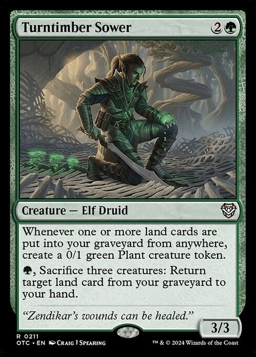 Turntimber Sower ~ Commander: Outlaws of Thunder Junction [ NM ] [ MTG ]