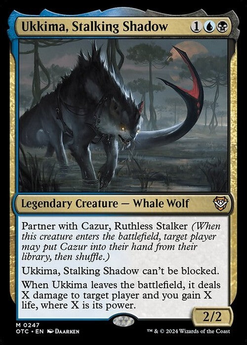 Ukkima, Stalking Shadow ~ Commander: Outlaws of Thunder Junction [ NM ] [ MTG ]