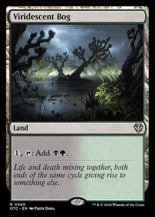 Viridescent Bog ~ Commander: Outlaws of Thunder Junction [ NM ] [ MTG ]