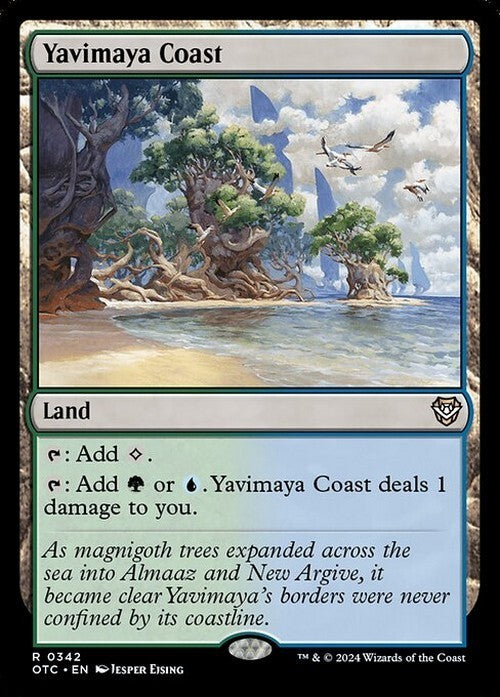 Yavimaya Coast ~ Commander: Outlaws of Thunder Junction [ NM ] [ MTG ]