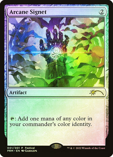 FOIL Arcane Signet ~ Festival Promos [ Excellent ] [ Magic MTG ]