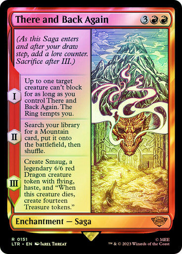 FOIL There and Back Again ~ The Lord of the Rings [ NM ] [ Magic MTG ]
