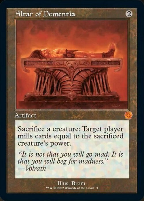 RETRO Altar of Dementia ~ The Brothers' War [ Excellent ] [ Magic MTG ]