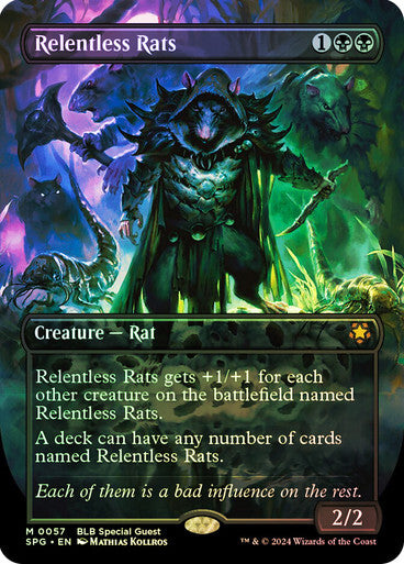 FOIL Relentless Rats ~ Special Guests [ NearMint ] [ Magic MTG ]