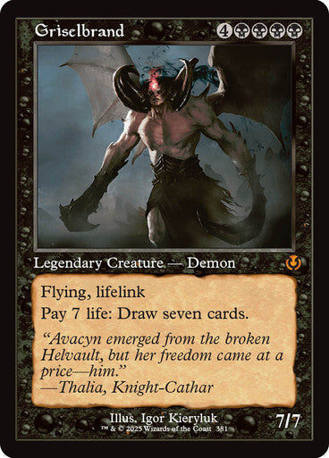 RETRO Griselbrand ~ Innistrad Remastered [ NearMint ] [ Magic MTG ]