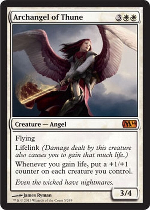 Archangel of Thune ~ Magic 2014 [ Excellent ] [ Magic MTG ]
