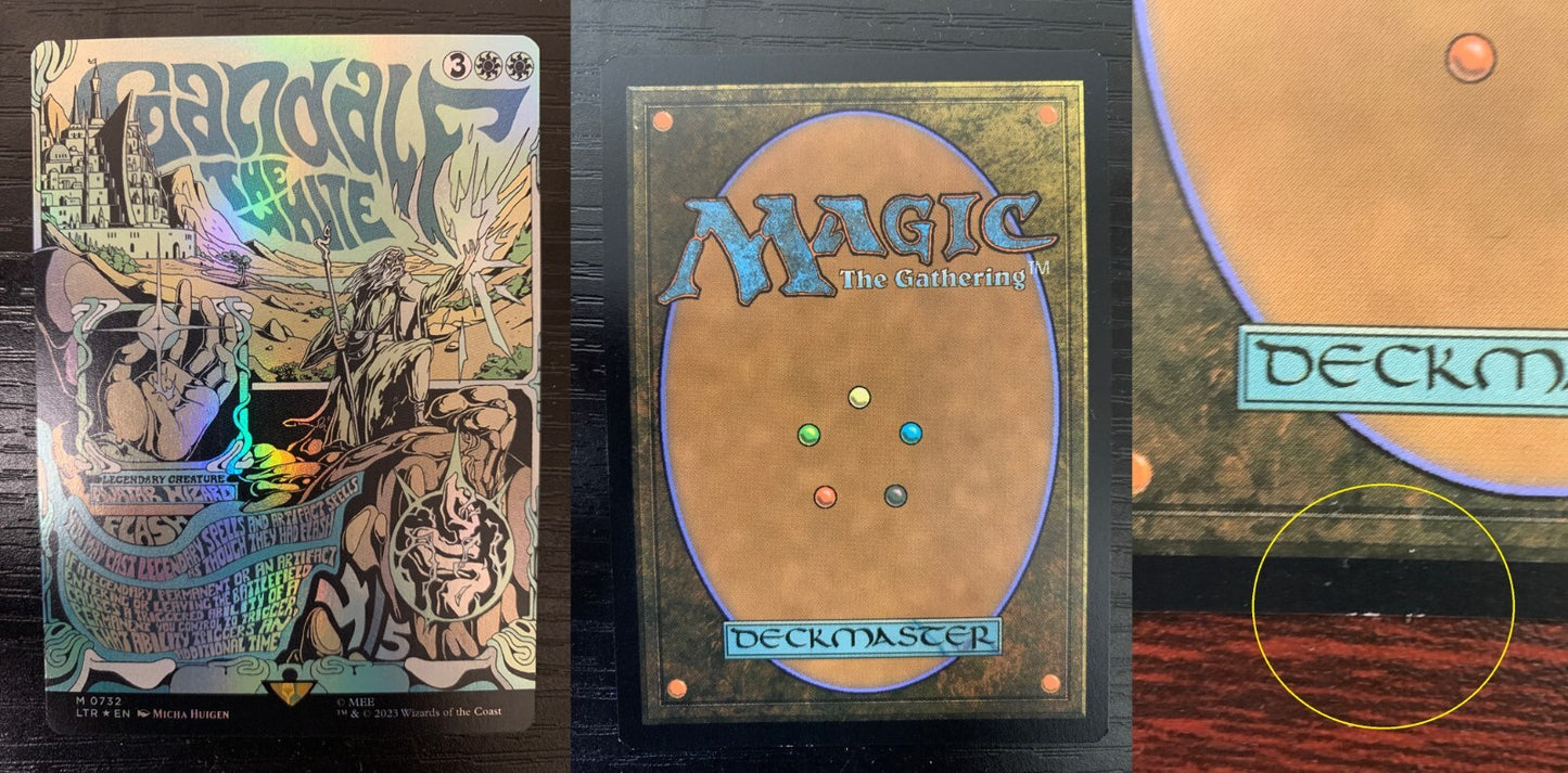 FOIL ALTERNATE Gandalf the White ~ The Lord of the Rings [ EX+ ] [ Magic MTG ]