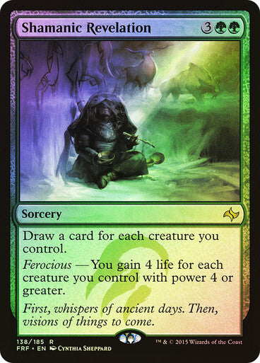 FOIL Shamanic Revelation ~ Fate Reforged [ Excellent ] [ Magic MTG ]