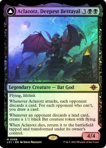 FOIL Aclazotz, Deepest Betrayal ~ The Lost Caverns of Ixalan [ NM ] [ MTG ]