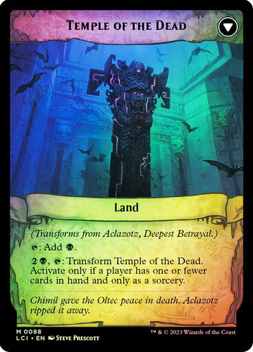 FOIL Aclazotz, Deepest Betrayal ~ The Lost Caverns of Ixalan [ NM ] [ MTG ]