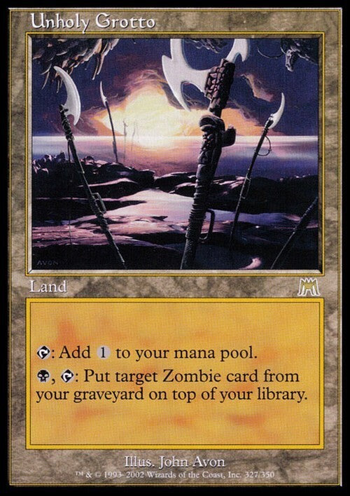 Unholy Grotto ~ Onslaught [ PLAYED ] [ Magic MTG ]