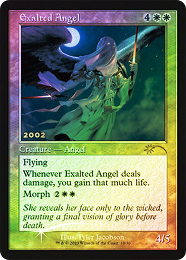 FOIL Exalted Angel ~ 30th Anniversary  [ NearMint ] [ Magic MTG ]