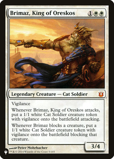 Brimaz, King of Oreskos ~ The List [ Excellent ] [ Magic MTG ]