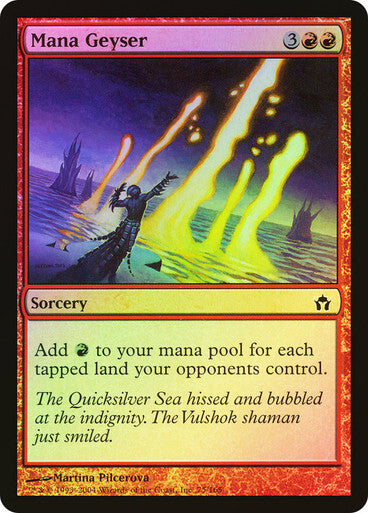 FOIL Mana Geyser ~ Fifth Dawn [ NearMint ] [ Magic MTG ]